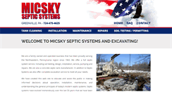 Desktop Screenshot of micskyseptic.com